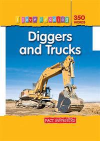 Fact Monsters 350 Words: Diggers and Trucks