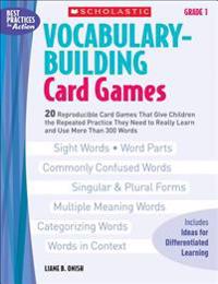 Vocabulary-Building Card Games: Grade 1