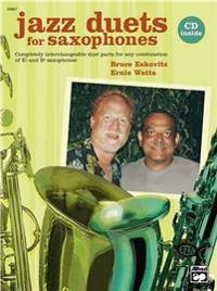Jazz Duets for Saxophones: Book & CD
