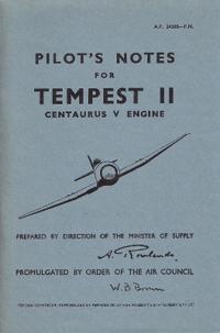 Hawker Tempest II -Pilot's Notes