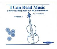I Can Read Music, Vol 2: A Note Reading Book for Violin Students