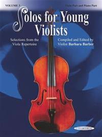Solos for Young Violists, Vol 3: Selections from the Viola Repertoire