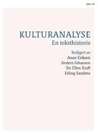 Kulturanalyse; en teksthistorie