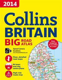 2014 Collins Big Road Atlas Britain