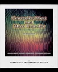 Convective Heat and Mass Transfer