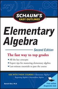 Schaum's Easy Outline of Elementary Algebra