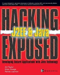 Hacking Exposed J2EE and Java