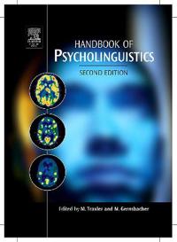 Handbook of Psycholinguistics