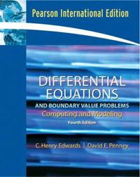 Differential Equations and Boundary Value Problems