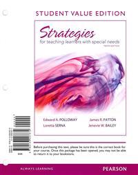 Strategies for Teaching Learners with Special Needs, Student Value Edition