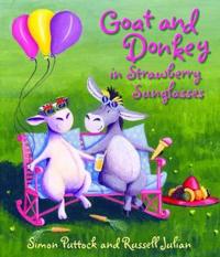 Goat and Donkey in Strawberry Sunglasses