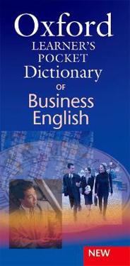 Oxford Learners Pocket Dictionary of Business English