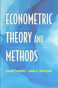 Econometric Theory and Methods