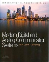 Modern Digital and Analog Communications Systems International
