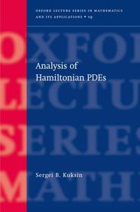 Hamiltonian Partial Differential Equations