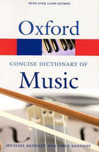The Concise Oxford Dictionary of Music