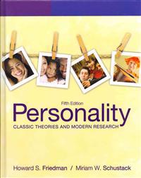 Personality: Classic Theories and Modern Research with Mypsychkit