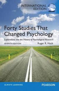 Forty Studies That Changed Psychology