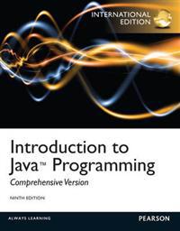 Introduction to Java Programming, Comprehensive Version with MyProgrammingLab: International Edition