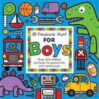 Treasure Hunt for Boys: Over 500 Hidden Pictures to Search For, Sort and Count