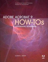 Adobe Acrobat 9 How-tos
