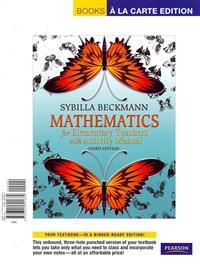 Mathematics for Elementary Teachers, Books a la Carte Edition with Activity Manual
