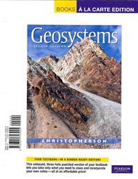 Geosystems: An Introduction to Physical Geography, Books a la Carte Plus Masteringgeography -- Access Card Package