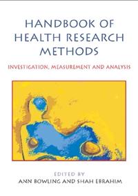 Handbook of Research Methods in Health