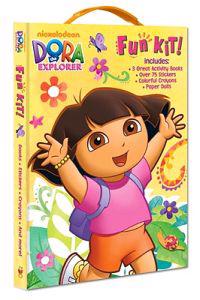 Dora the Explorer Fun Kit! [With Sticker(s) and Crayons and Punch-Out(s) and 3 Paperbacks]