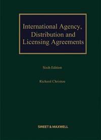 International Agency, Distribution and Licensing Agreements