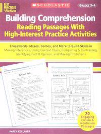 Building Comprehension: Crosswords, Mazes, Games, and More to Build Skills in Making Inferences, Using Context Clues, Comparing & Contrasting,