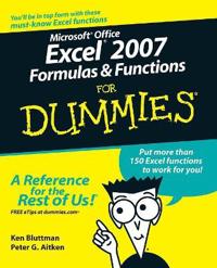 Microsoft Office Excel 2007 Formulas & Functions for Dummies