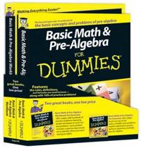 Basic Math and Pre-Algebra for Dummies Education Bundle [With Workbook]