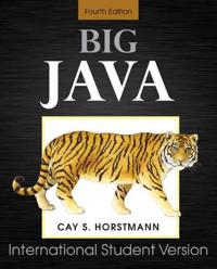 Big Java 4th Edition for Java 7 and 8 International Student Version