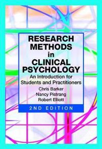 Research Methods in Clinical Psychology: An Introduction for Students and Practitioners