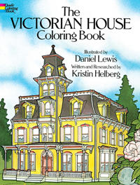 The Victorian House Colouring Book