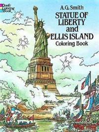 Statue of Liberty and Ellis Island Colouring Book