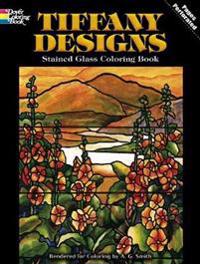 Tiffany Designs Stained Glass Coloring Book