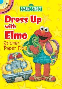 Sesame Street Dress Up with Elmo Sticker Paper Doll