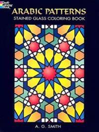 Arabic Patterns Stained Glass Coloring Book