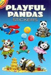 Playful Pandas Stickers