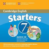 Cambridge Young Learners English Tests 7 Starters Audio Cd