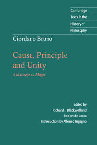 Cause, Principle and Unity