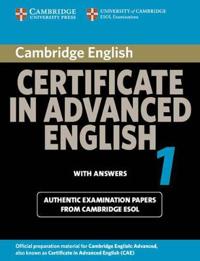Cambridge Certificate in Advanced English 1 for Updated Exam Student's Book with Answers