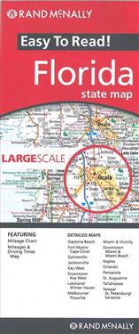Rand McNally Easy to Read! Florida State Map