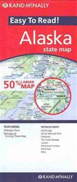 Rand McNally Easy to Read! Alaska State Map