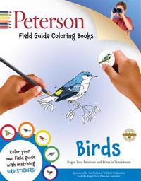 Peterson Field Guide Coloring Books: Birds [With Sticker(s)]