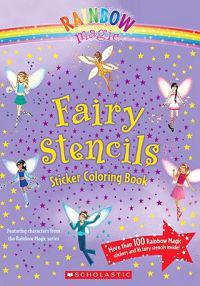 Fairy Stencils Sticker Coloring Book [With Punch-Outs]