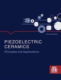 Piezoelectric Ceramics: Principles and Applications