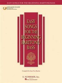 Easy Songs for the Beginning Baritone/Bass [With CD]